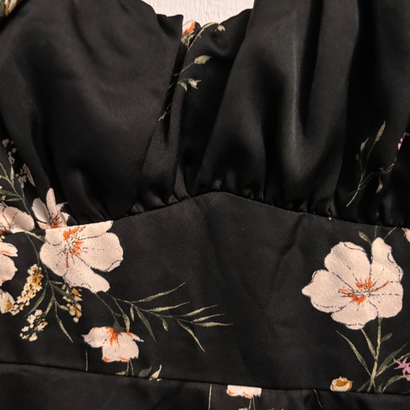 Inspired Hearts Romper Black /multi Short Puffer Sleeves large Pull On - Picture 4 of 14